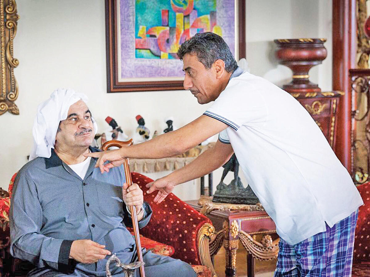 الفقيد مع ناصر القصبي في «سيلفي 3»