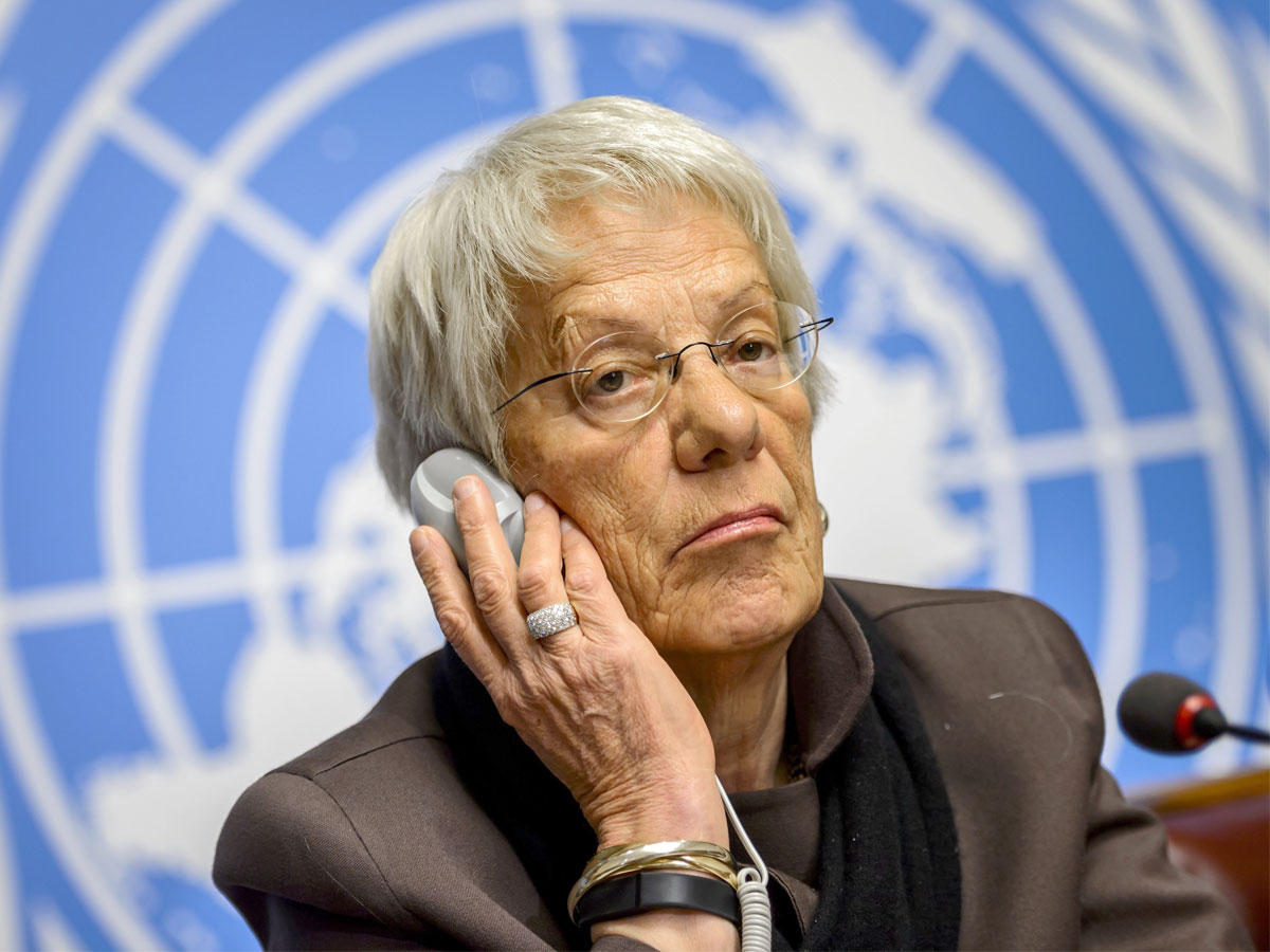  عضوة لجنة التحقيق التابعة للأمم المتحدة كارلا ديل بونتي