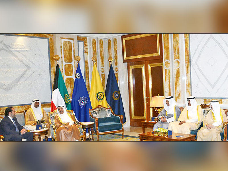 الأمير مستقبلاً الحريري أمسn