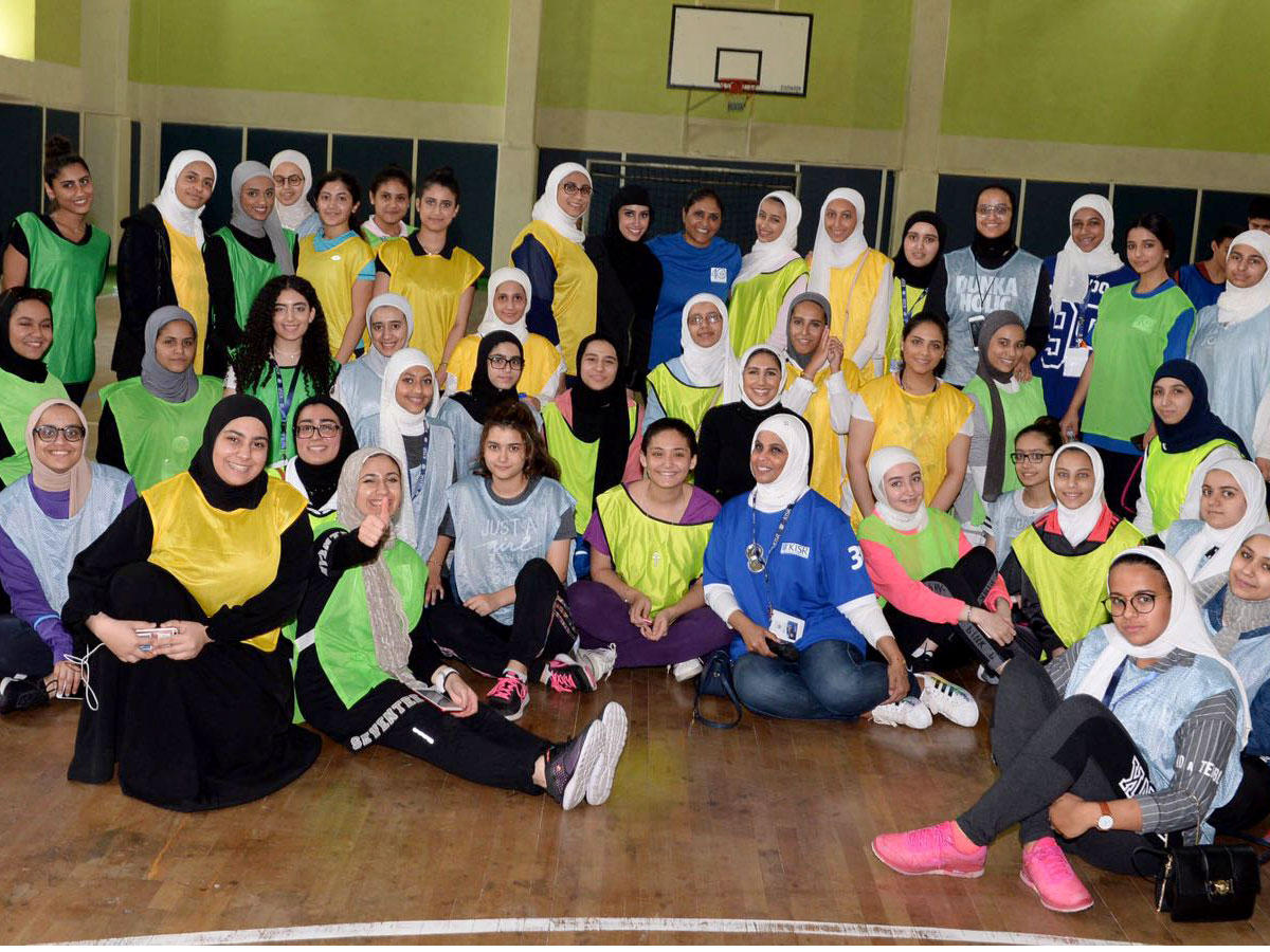 جانب من الفعالية الرياضية