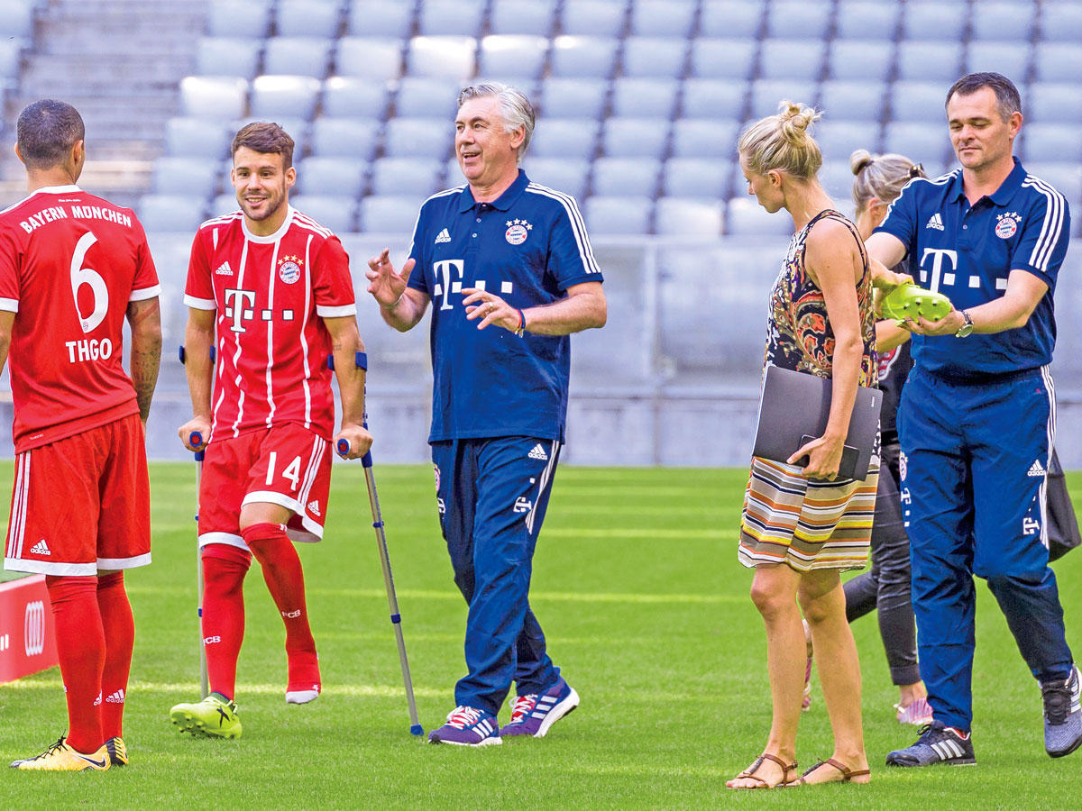 جانب من تدريبات بايرن ميونيخ