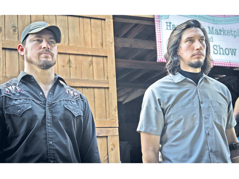 آدم درايفر وتشانينغ تاتوم بطلا الفيلمn