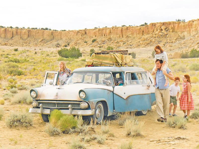 العائلة المرتحلة في الفيلم