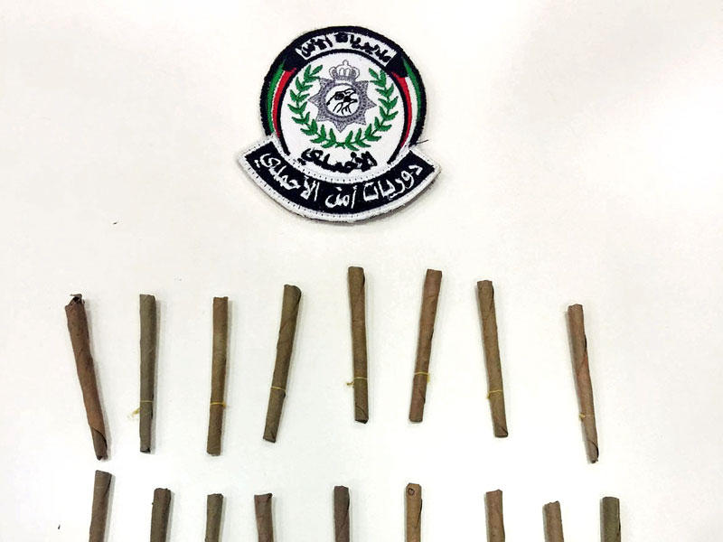 جانب من المضبوطات