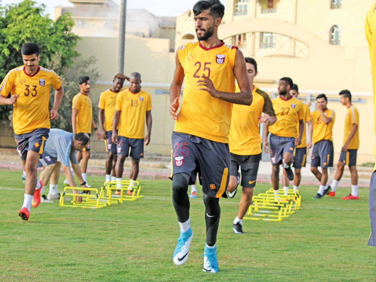 من تدريبات النصر في القاهرة