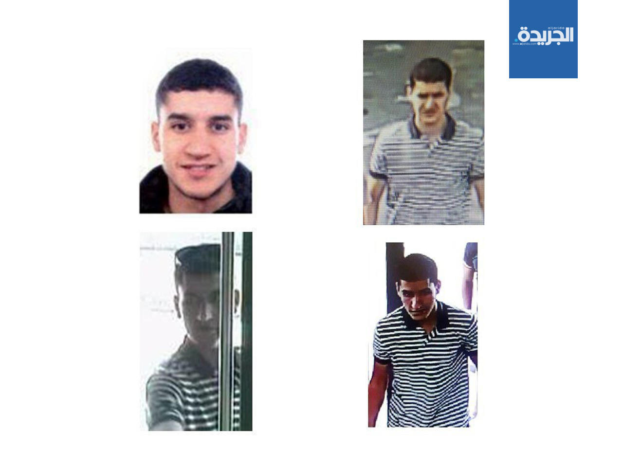 صور نشرتها شرطة كاتالونيا عن المشتبه به يونس ابو يعقوب