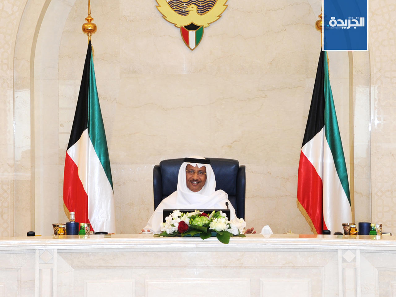 المبارك مترئسا الاجتماع