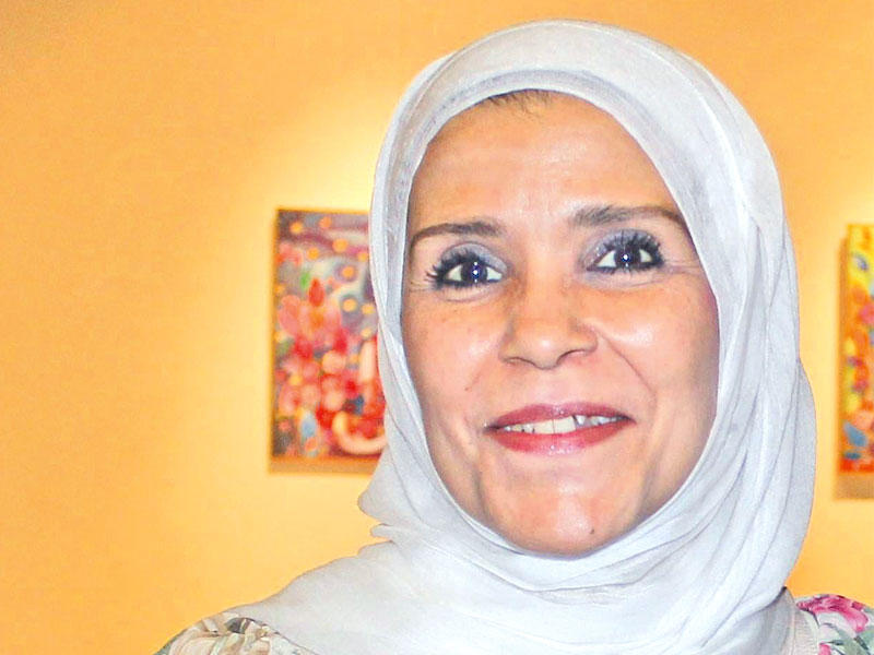 التشكيلية نجاة فاروق