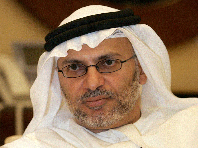 وزير الدولة للشؤون الخارجية الإماراتي أنور قرقاش