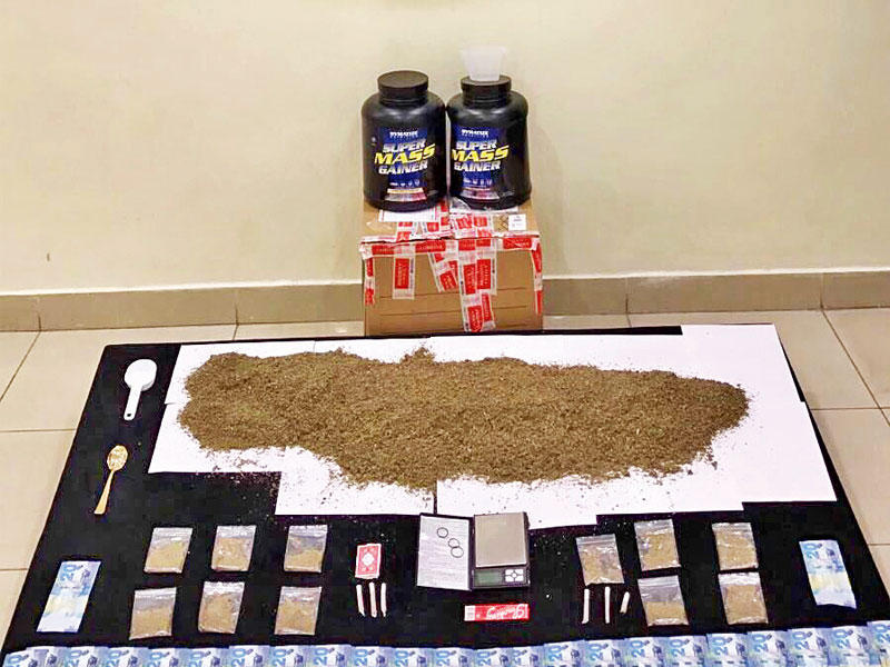 جانب من المضبوطاتجانب من المضبوطات