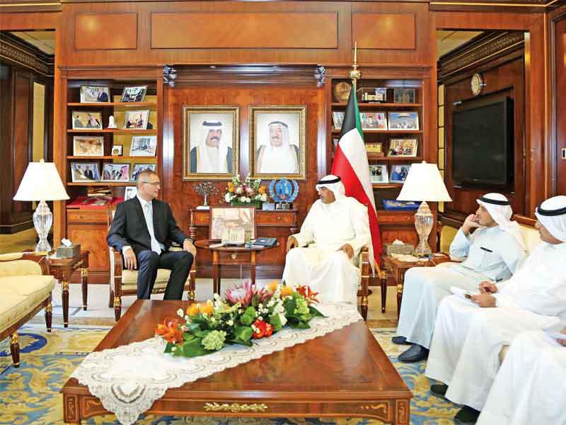 الخالد مستقبلا السفير مارتن فيتكn