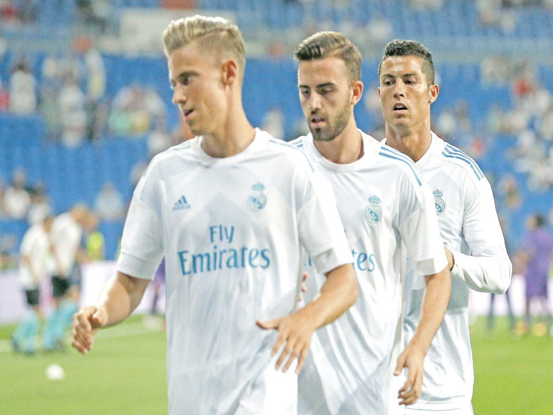 جانب من تدريب سابق لريال مدريد