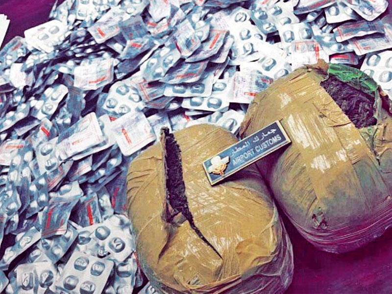 الحبوب المخدرة والماريغوانا