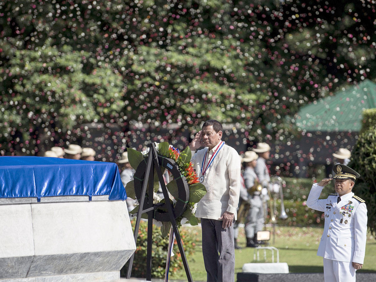 الرئيس الفلبيني رودريغو دوتيرتي