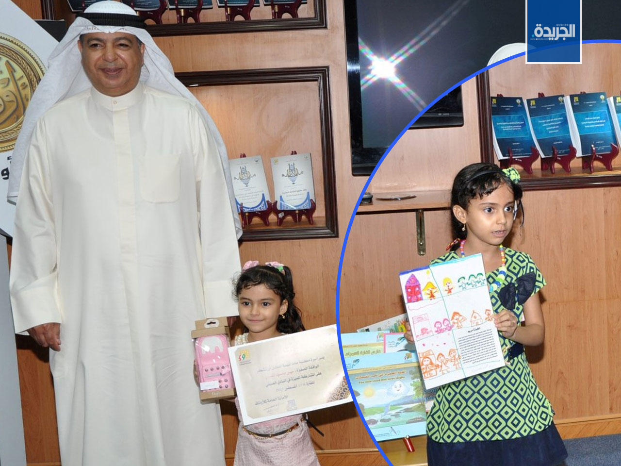 نائب الأمين العام للإدارة والخدمات المساندة صقر السجاري يكرم المتفوقين