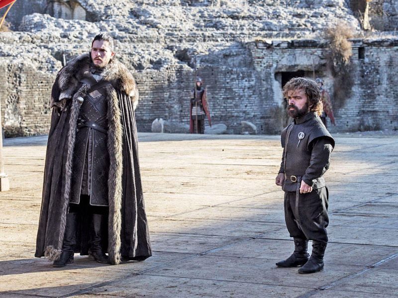 لقطة من «لعبة العروش» 