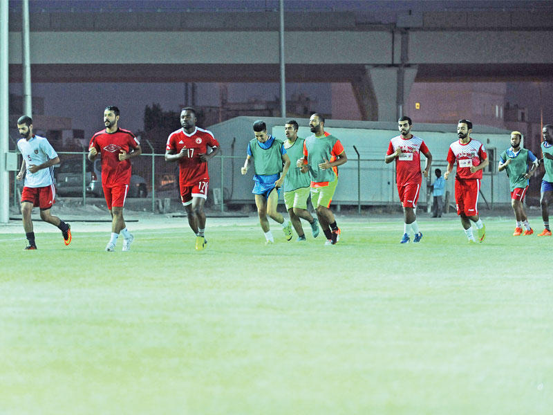 من تدريبات فريق الصليبيخات