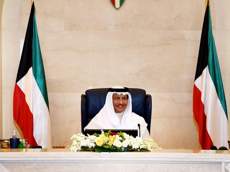 المبارك مترئساً اجتماع مجلس الوزراء اليوم