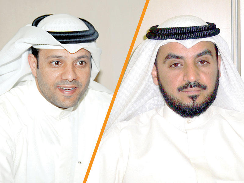 النائب د. محمد الحويلة و النائب فيصل الكندري