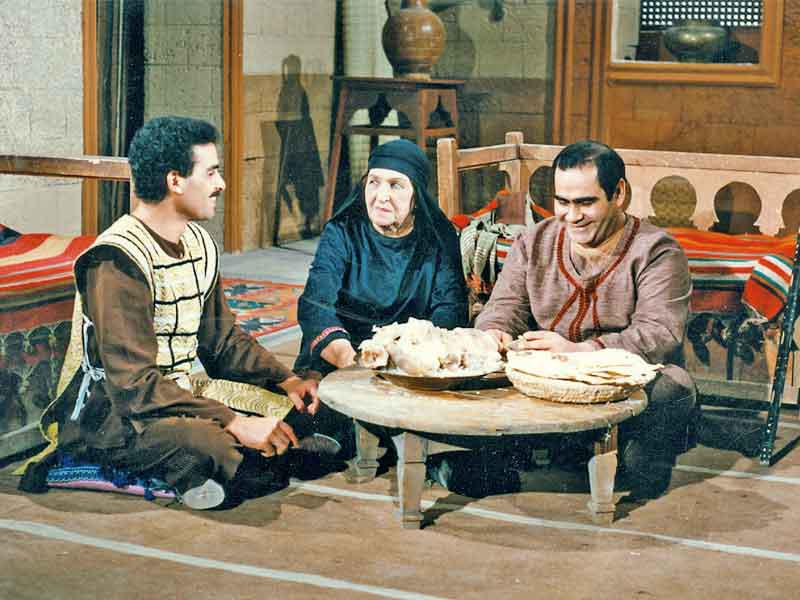 أمينة رزق في أحد المسلسلات التلفزيونية