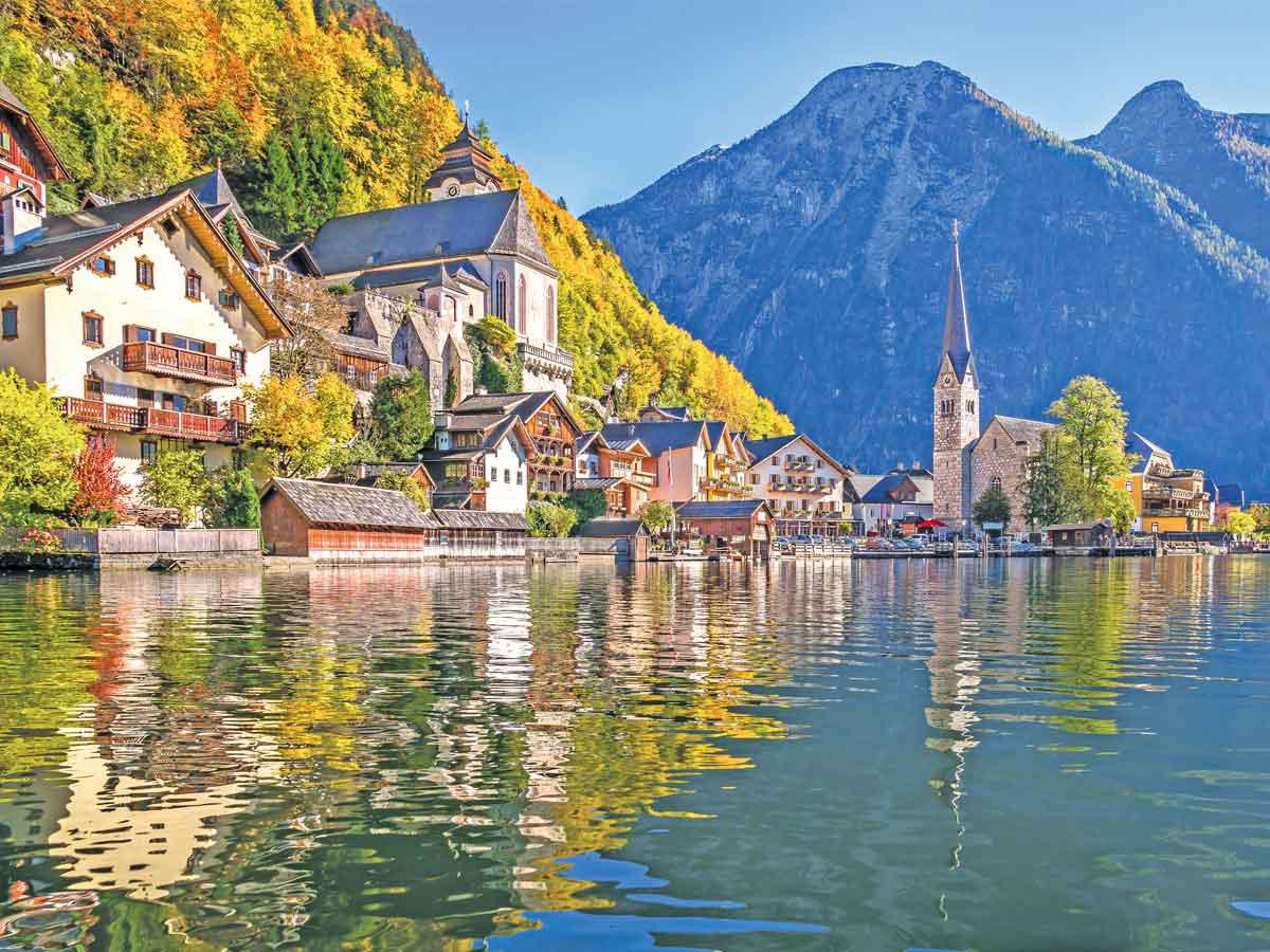 طبيعة النمسا ومبانيها الخلابة 