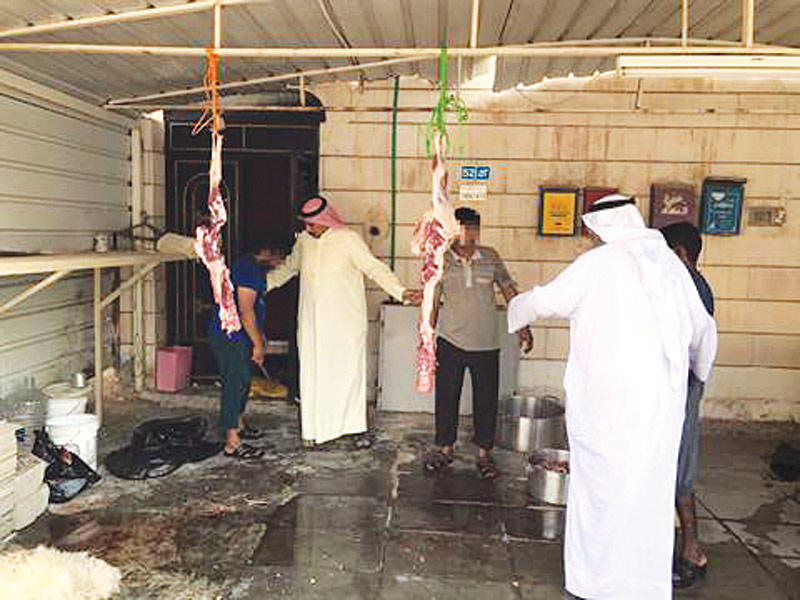 ضبط قصابين مخالفين