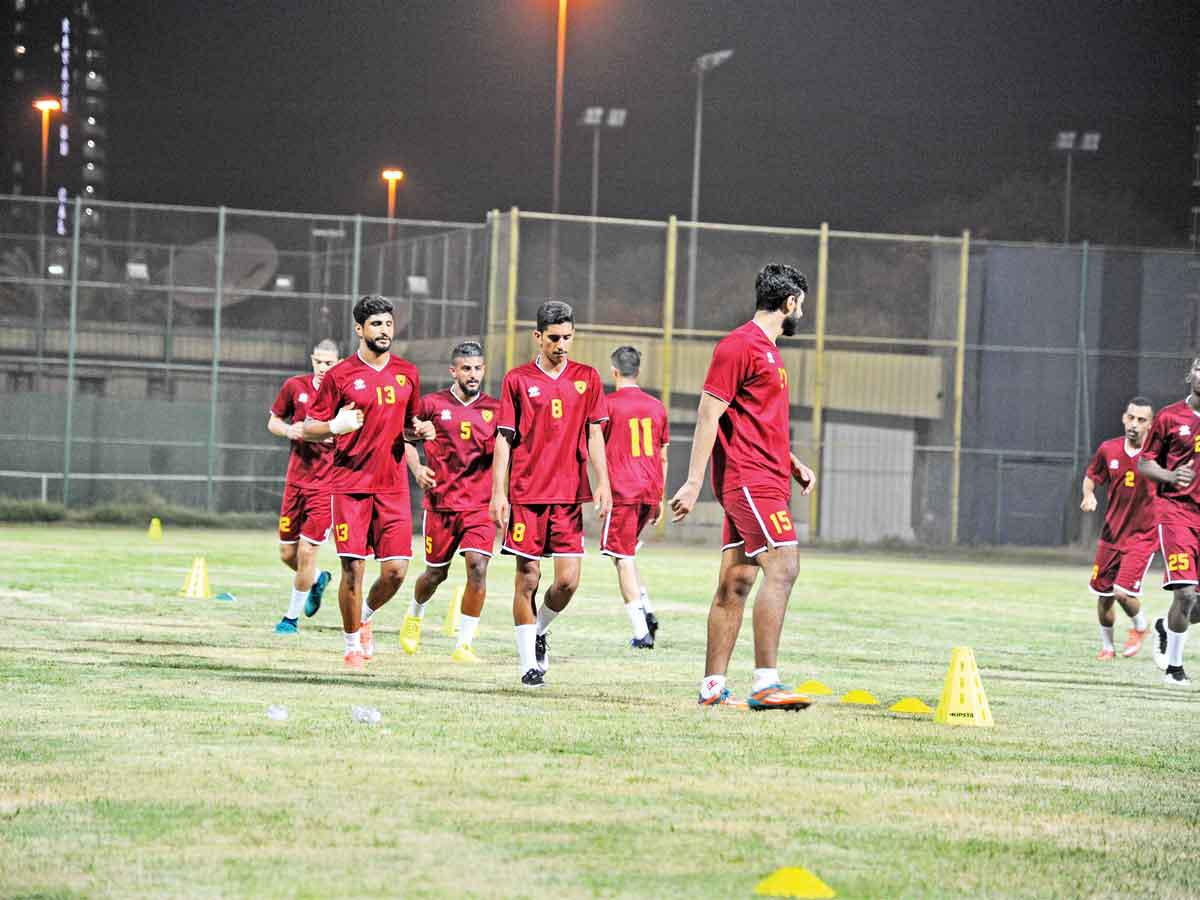 جانب من تدريبات القادسية