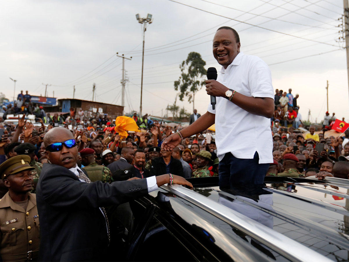 الرئيس  أوهورو كينياتا