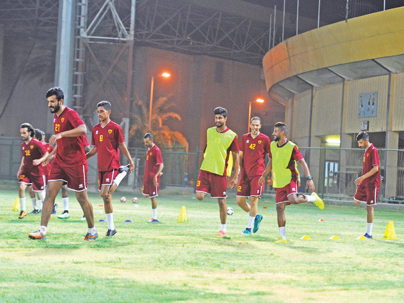 جانب من تدريب القادسية