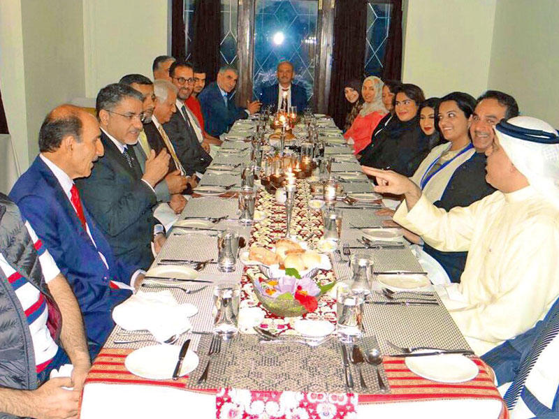 سفارتنا لدى بوتان تقيم مأدبة عشاء على شرف الوفد البرلماني الكويتي