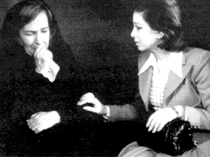 أمينة رزق مع فاتن حمامة