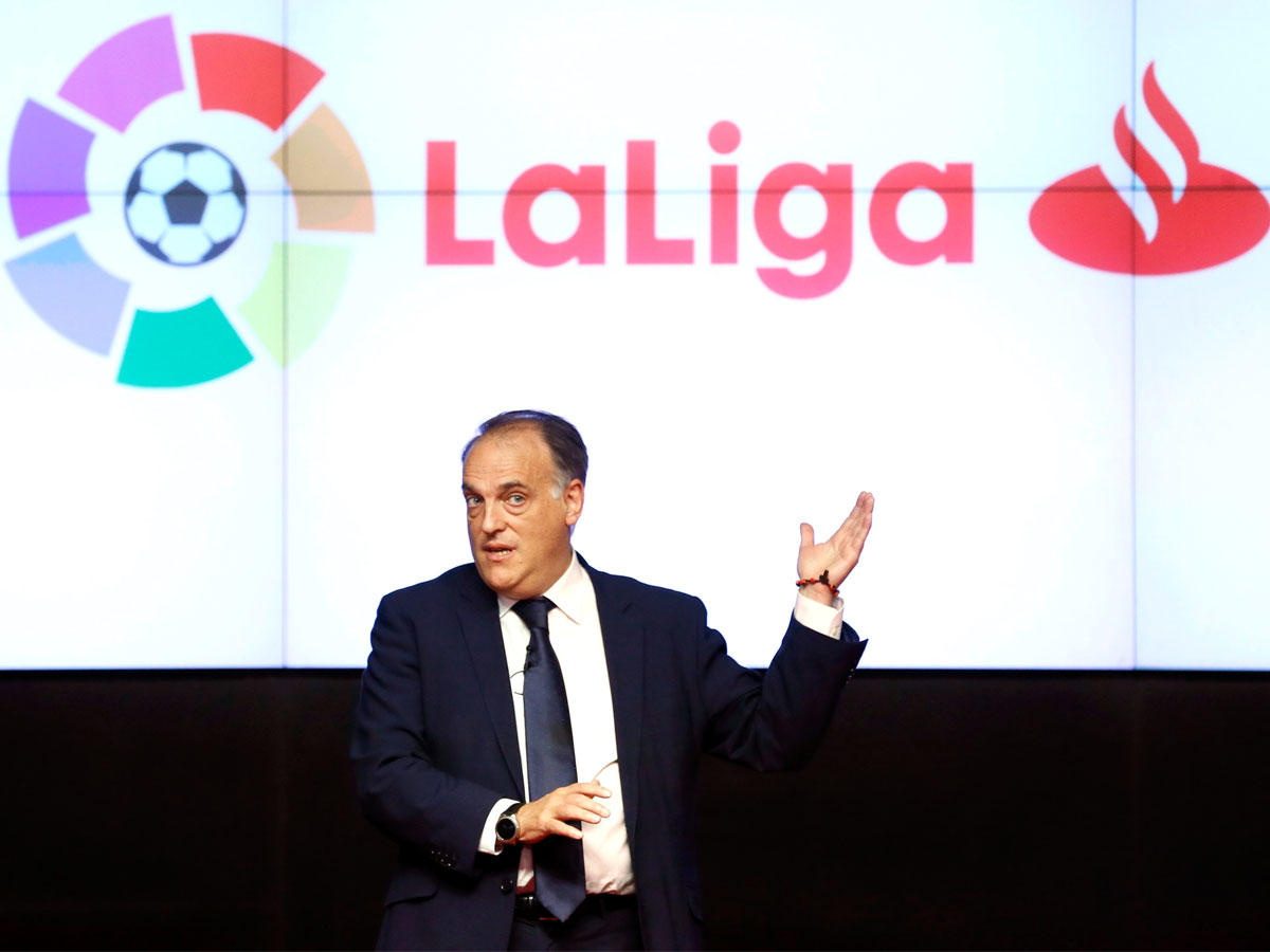 تيباس رئيس الرابطة الإسبانية لكرة القدم