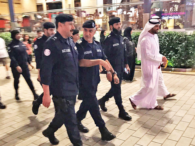 الطراح خلال الزيارة 