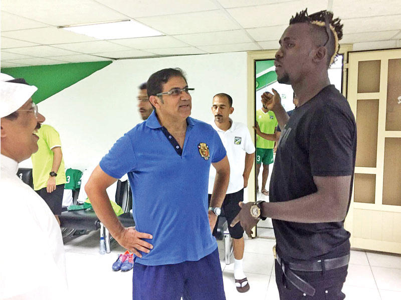 محمد ابراهيم مع أبوكا