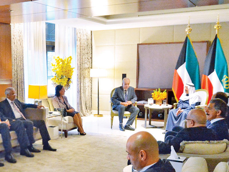 سموه خلال استقباله وفد رجال الأعمال الكويتيين