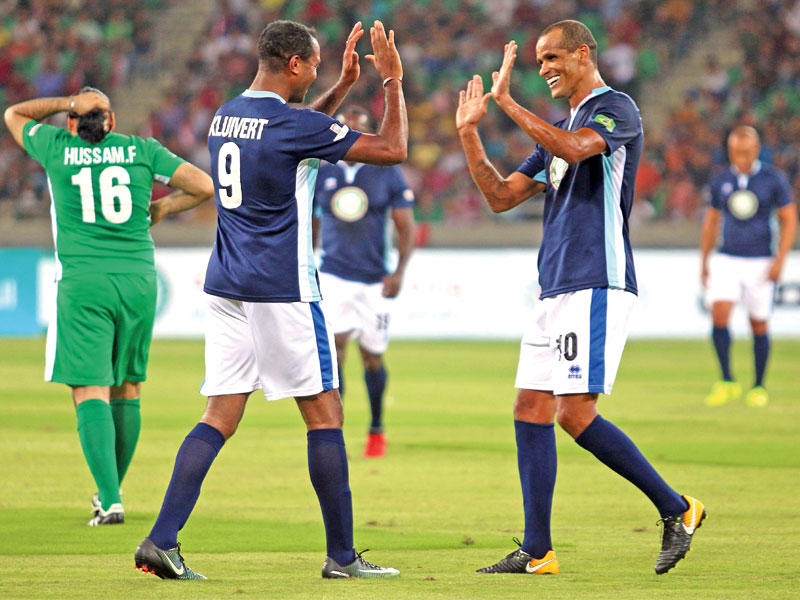 جانب من لقاء العراق والنجوم القدامى