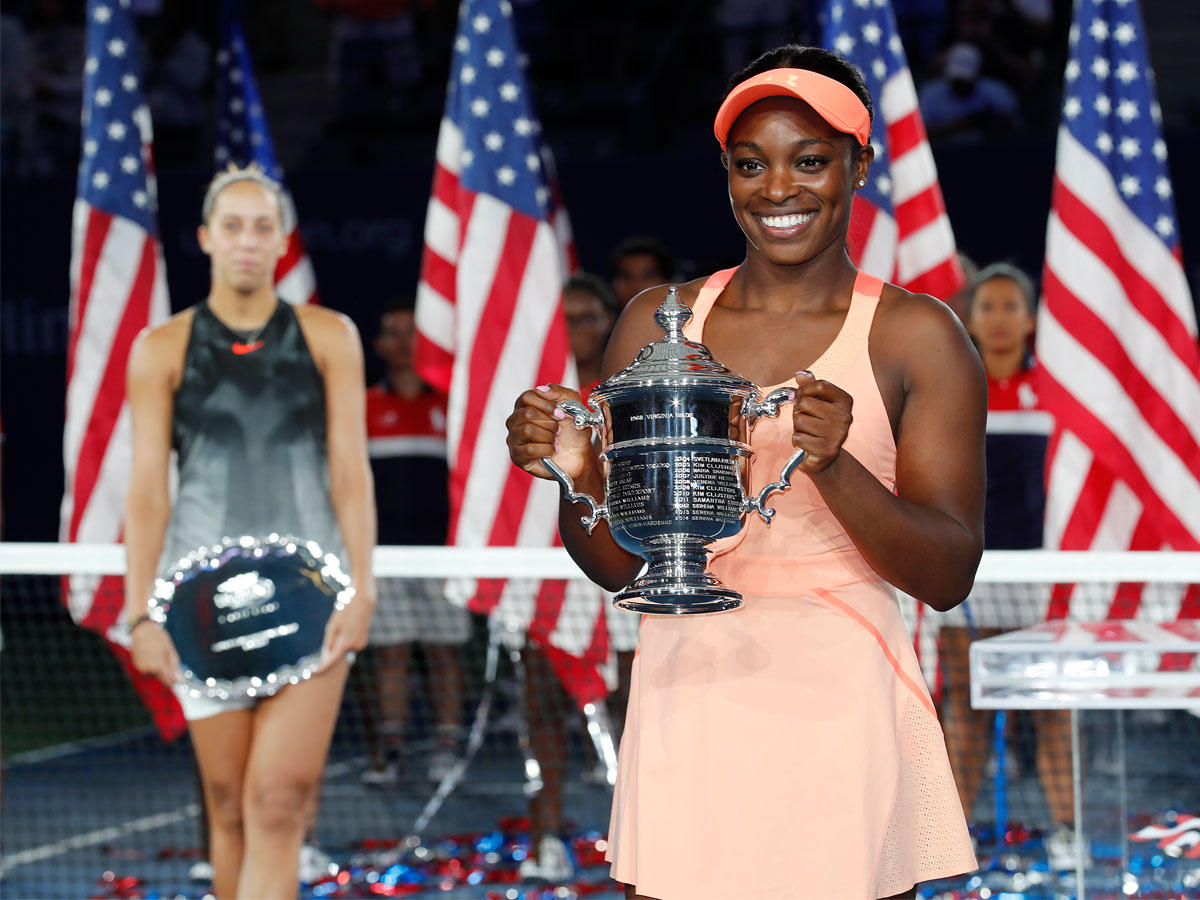 ستيفنز بعد فوزها باللقب