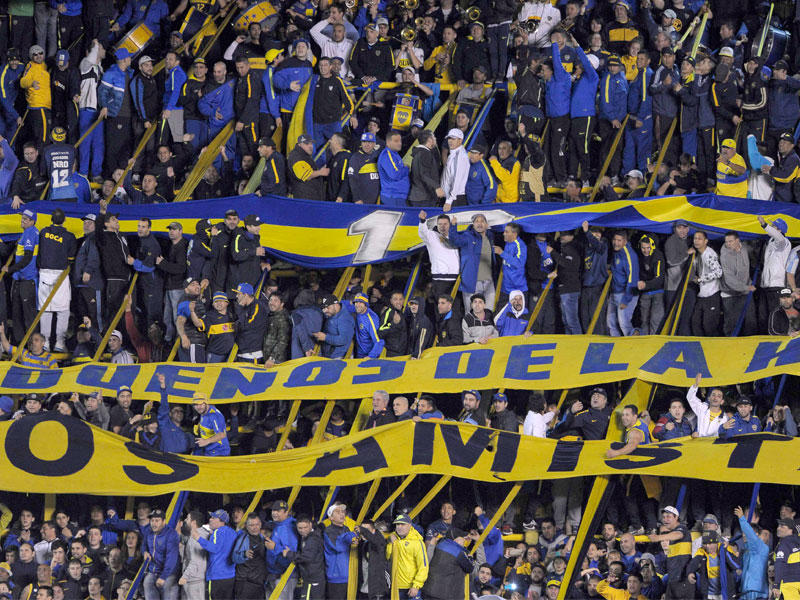 ملعب بوكا جونيورز خلال مباراة سابقة هذا الموسم