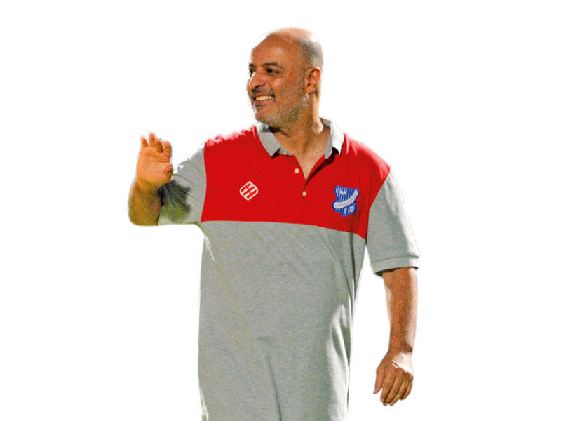 مدرب فريق التضامن لكرة القدم ماهر الشمري