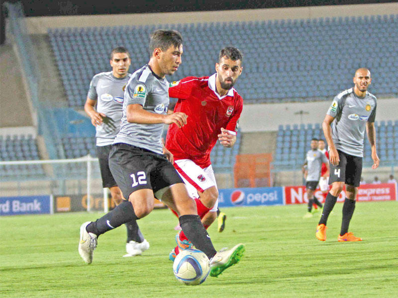 جانب من مواجهة الأهلي والترجي السابقة 