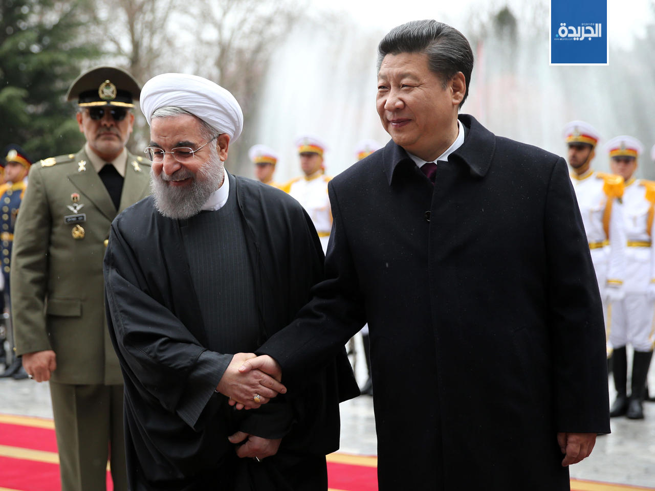 الرئيسان الإيراني والصيني