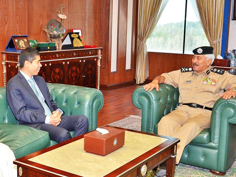 الدوسري مستقبلاً سفير الصين 