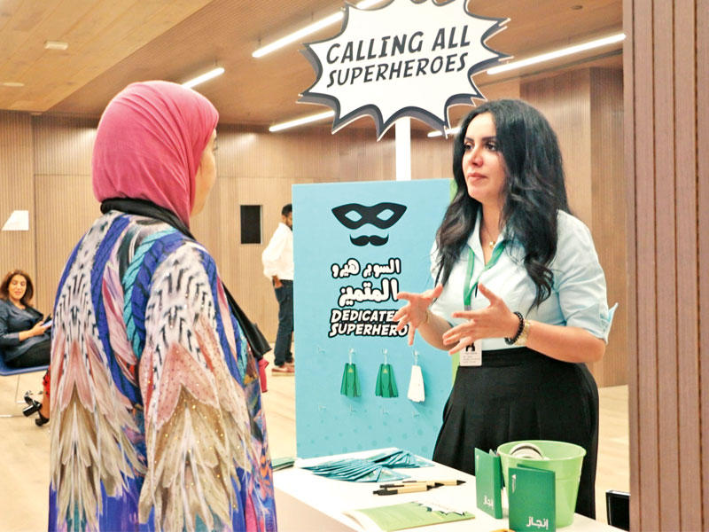 جانب من مشاركة «إنجاز» 