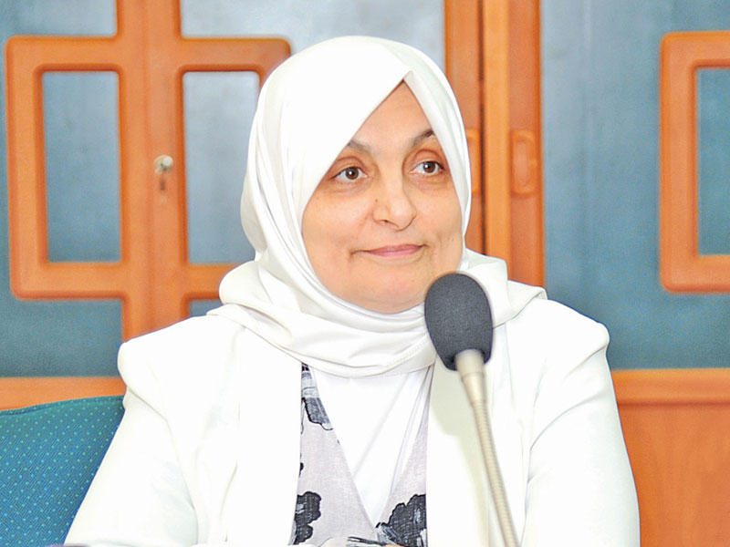 وزيرة الشؤون الاجتماعية والعمل وزيرة الدولة للشؤون الاقتصادية هند الصبيح