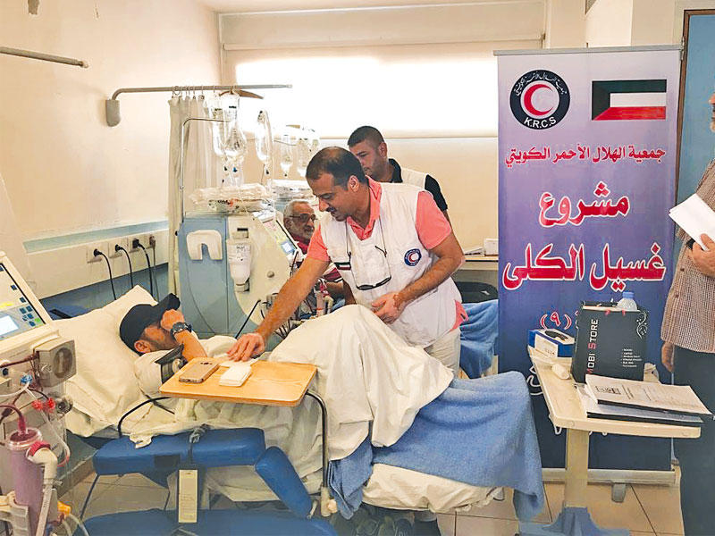 العنزي يتابع أوضاع المرضى النازحين السوريين