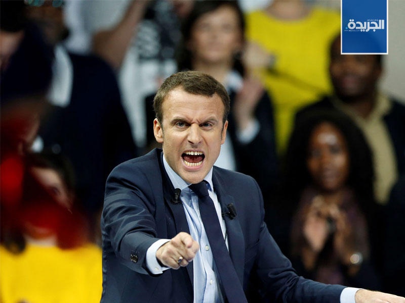 الرئيس الفرنسي ايمانويل ماكرون