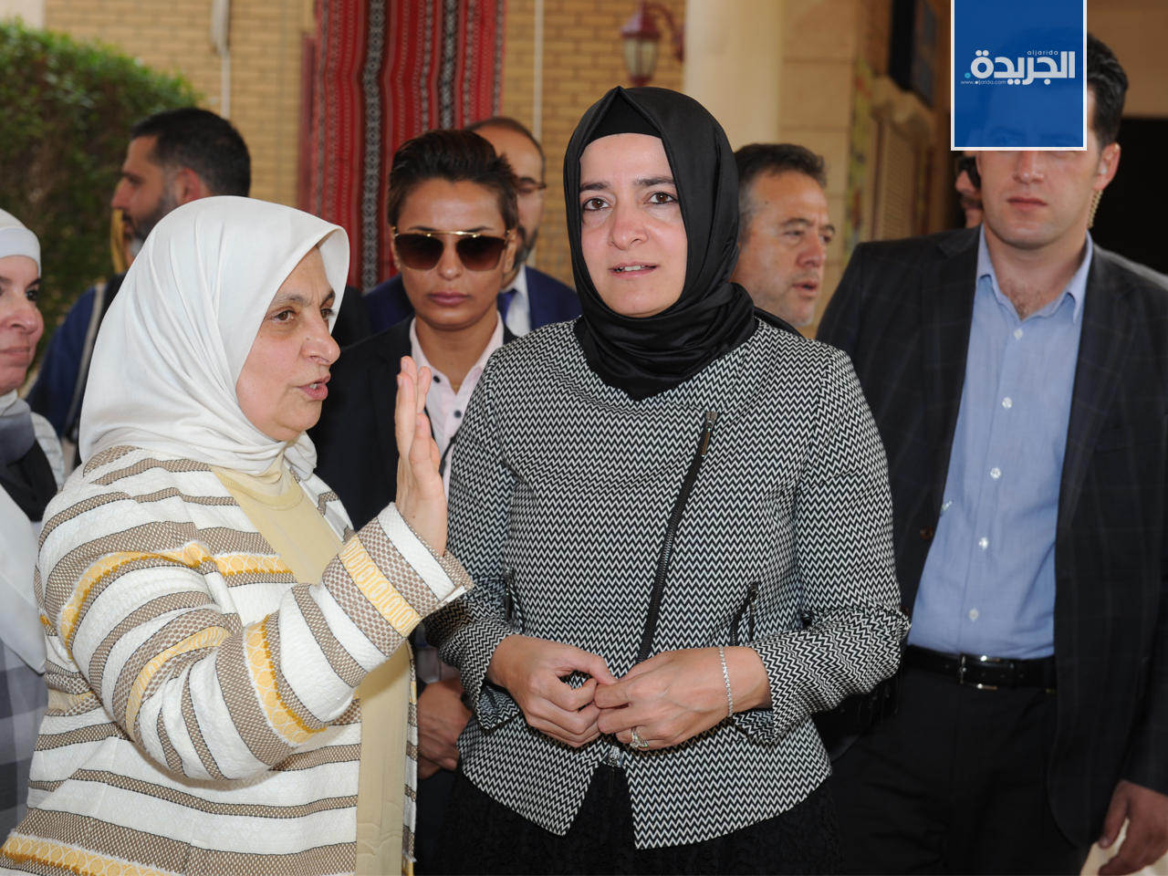 الوزيرة هند الصبيح مع وزيرة شؤون الاسرة والسياسات الاجتماعية في تركيا فاطمة البتول