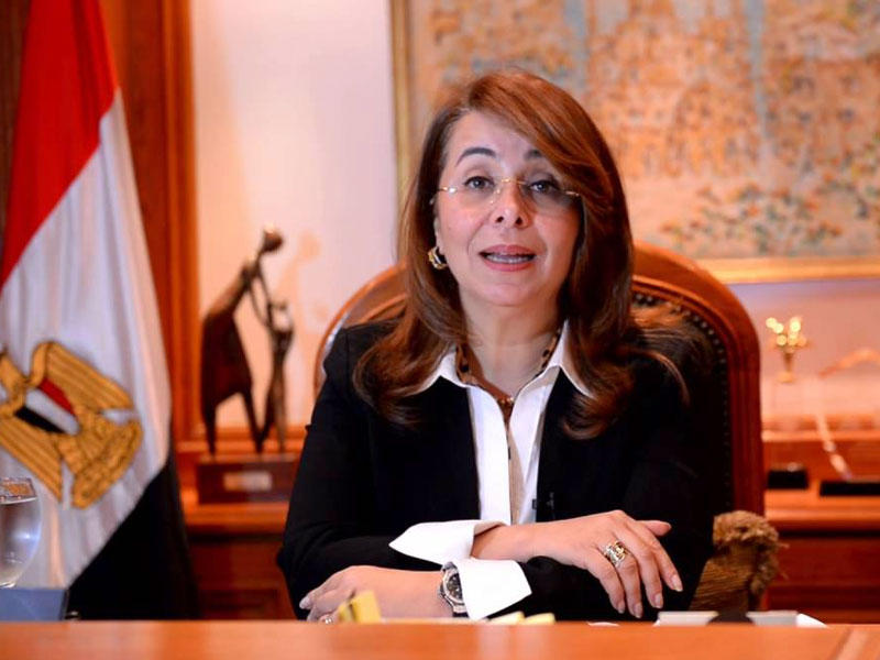  وزيرة التضامن الاجتماعي المصري غادة والي