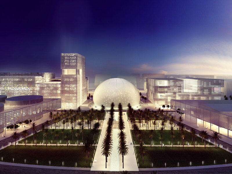 مشروع المباني الإدارية الجديدة في مدينة صباح السالم الجامعية