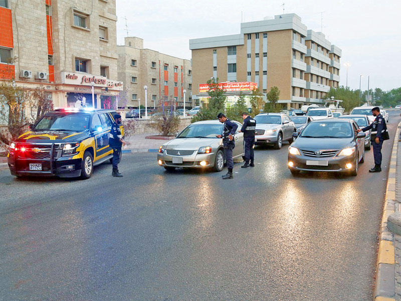 جانب من حملات المرور